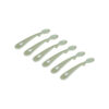 KOKO - Set 6 Soft Tip Long Handle Spoons - Miffy - Green